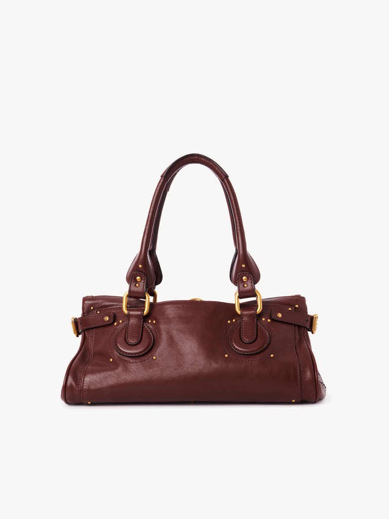 Leather Padlock Shoulder Bag