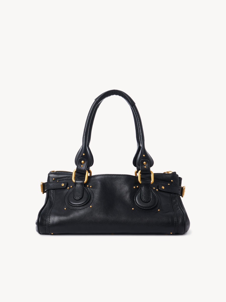 Leather Padlock Shoulder Bag