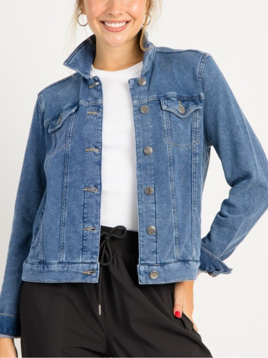 Soft Stretch Denim Jacket