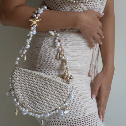 Pearl & Shell Vacation Handbag